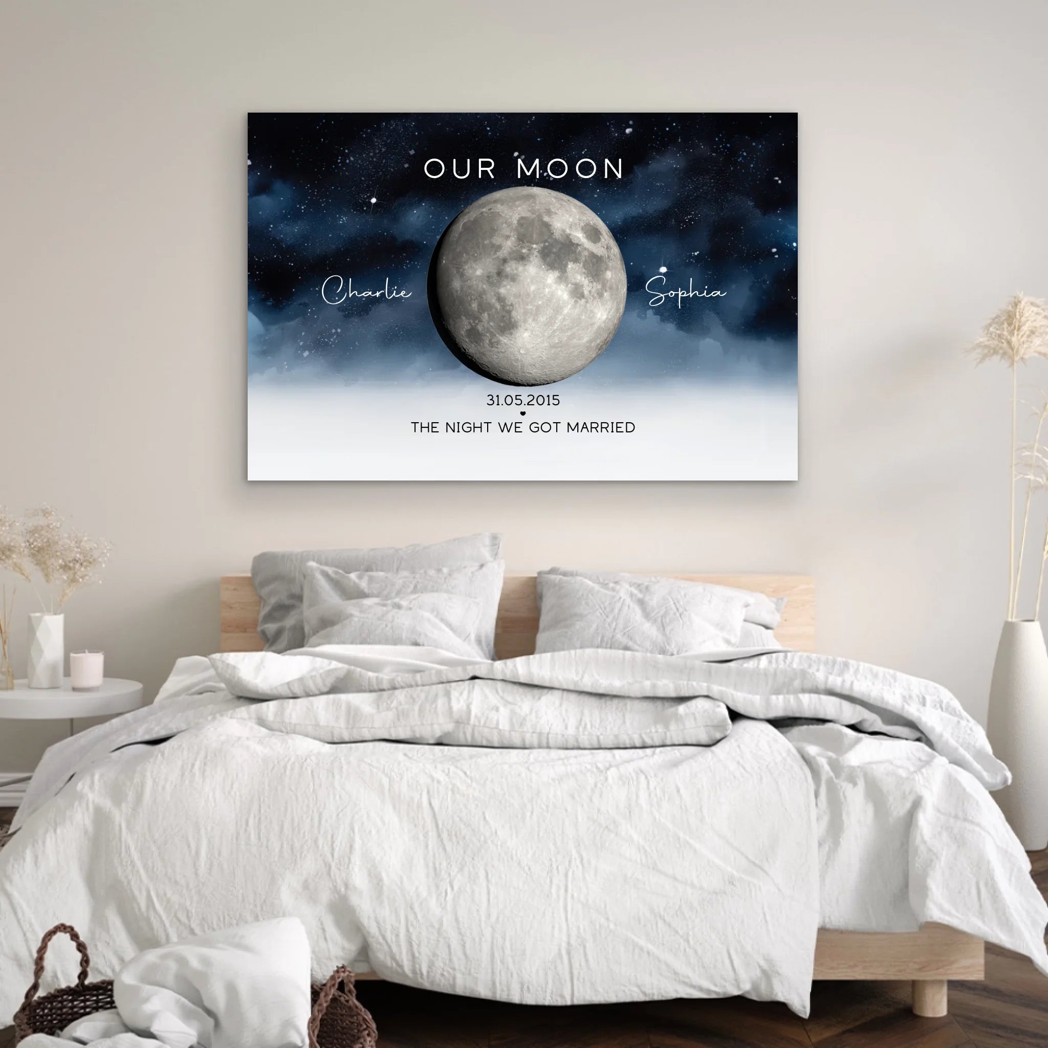 Personalised Canvas “The Night We Got Married”