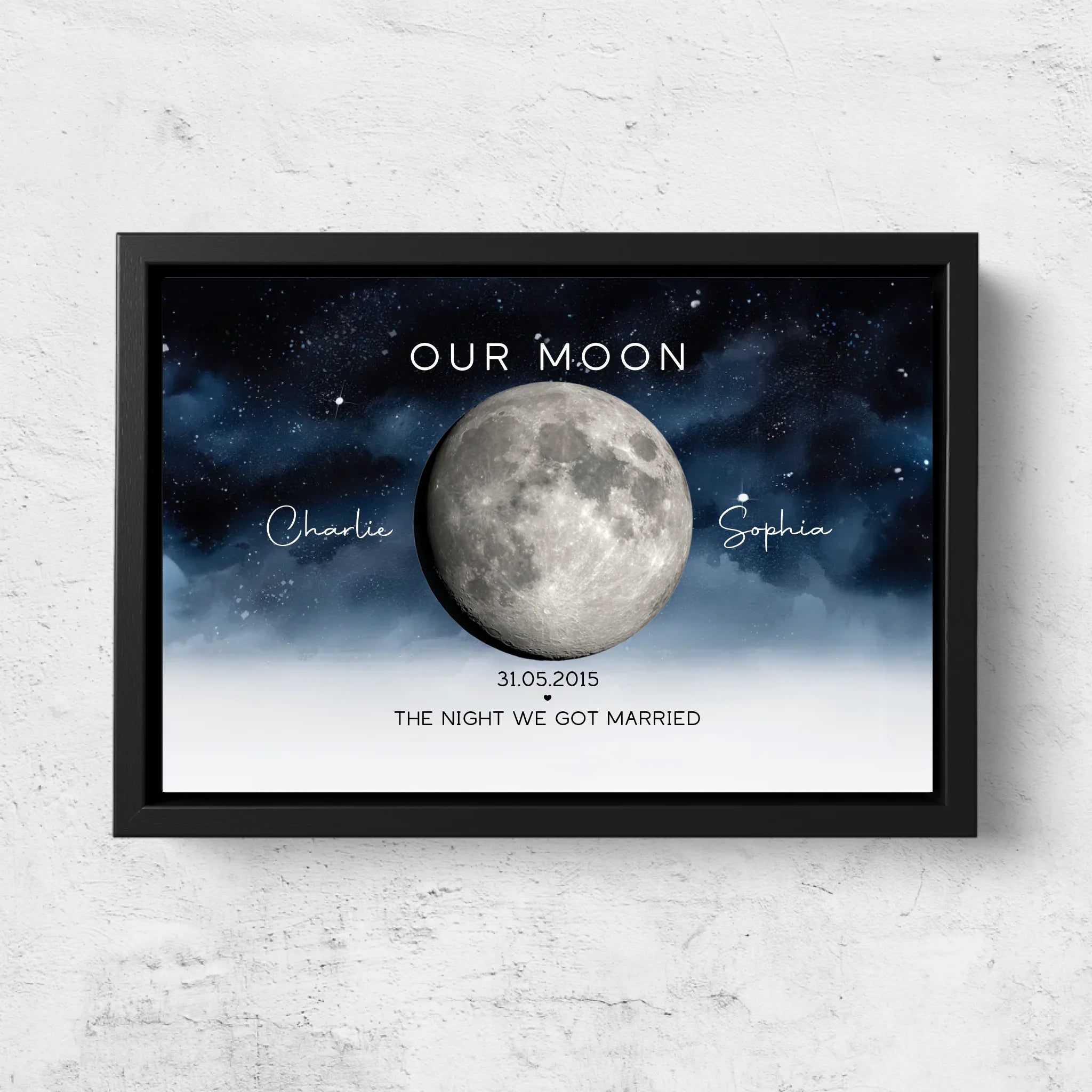 Personalised Canvas “The Night We Got Married”