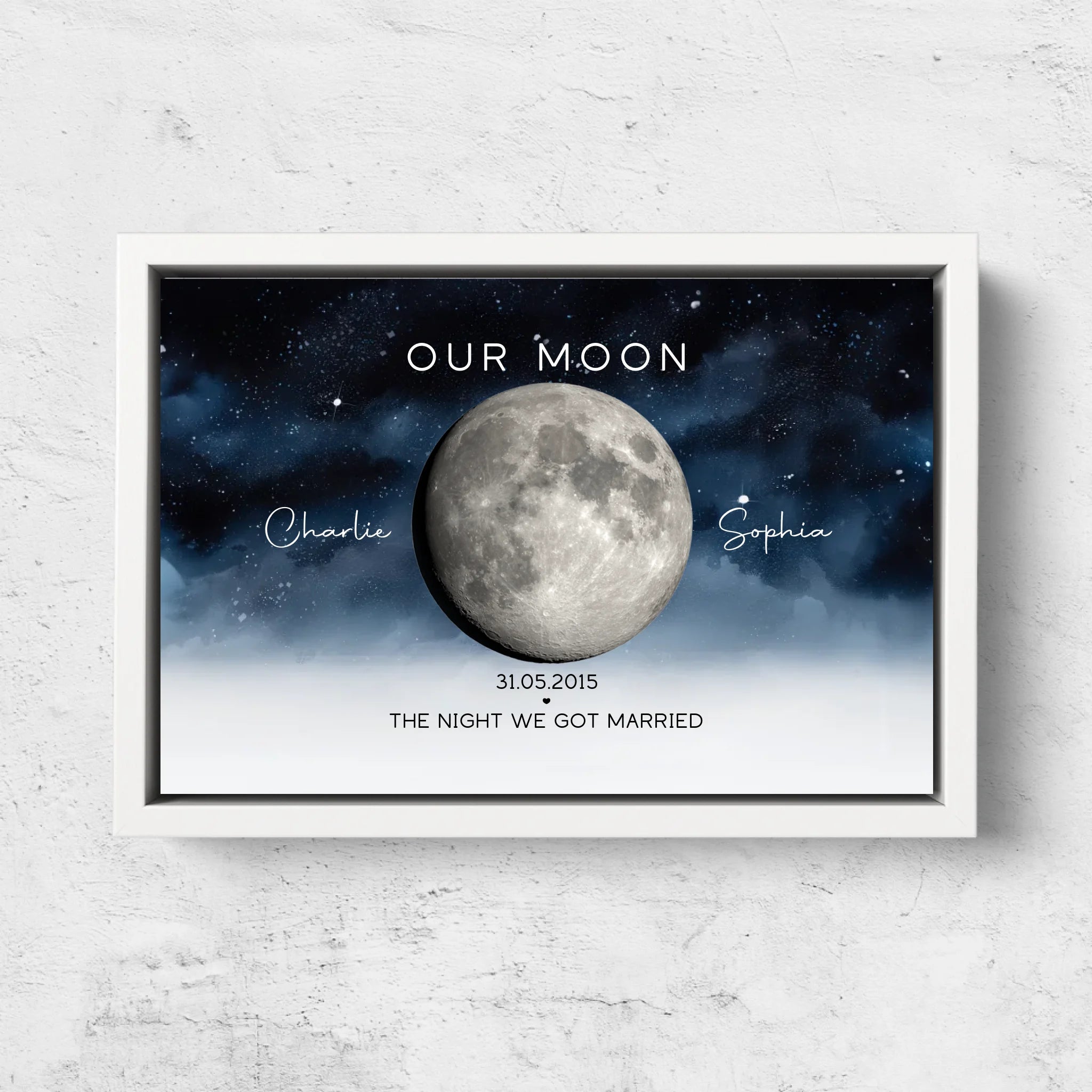 Personalised Canvas “The Night We Got Married”