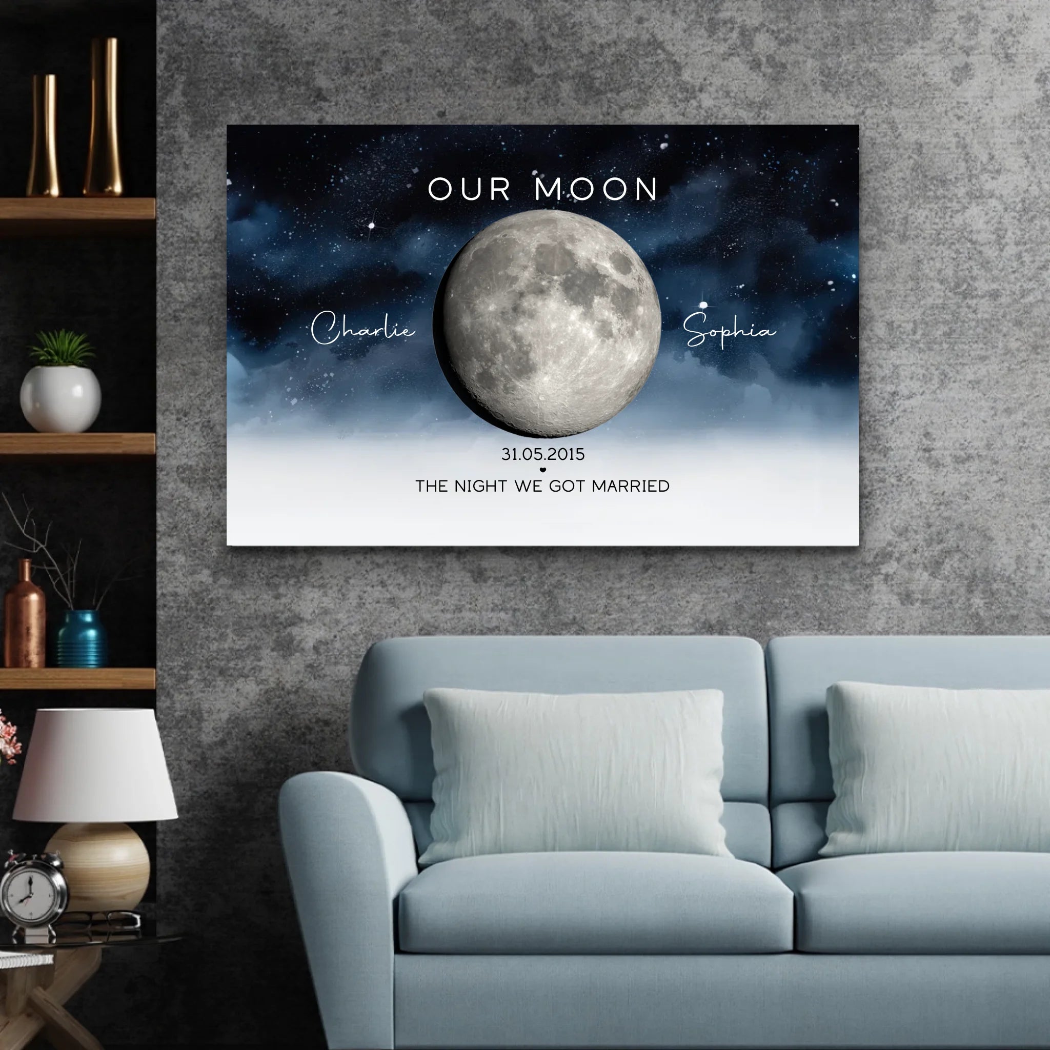Personalised Canvas “The Night We Got Married”