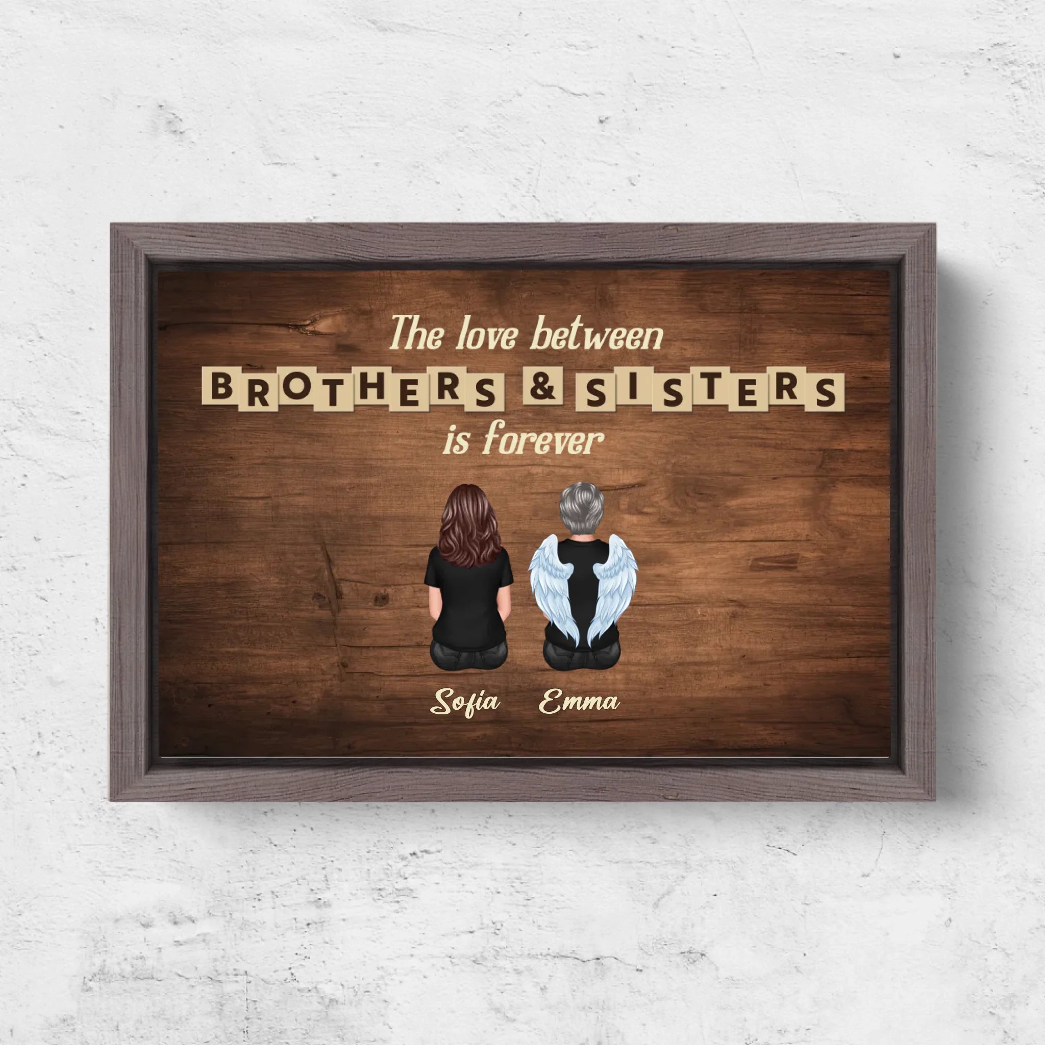 Horizontal Framd Canvas-Ovak