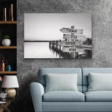 Personalized Canvas "Shared Signpost at the Lake“