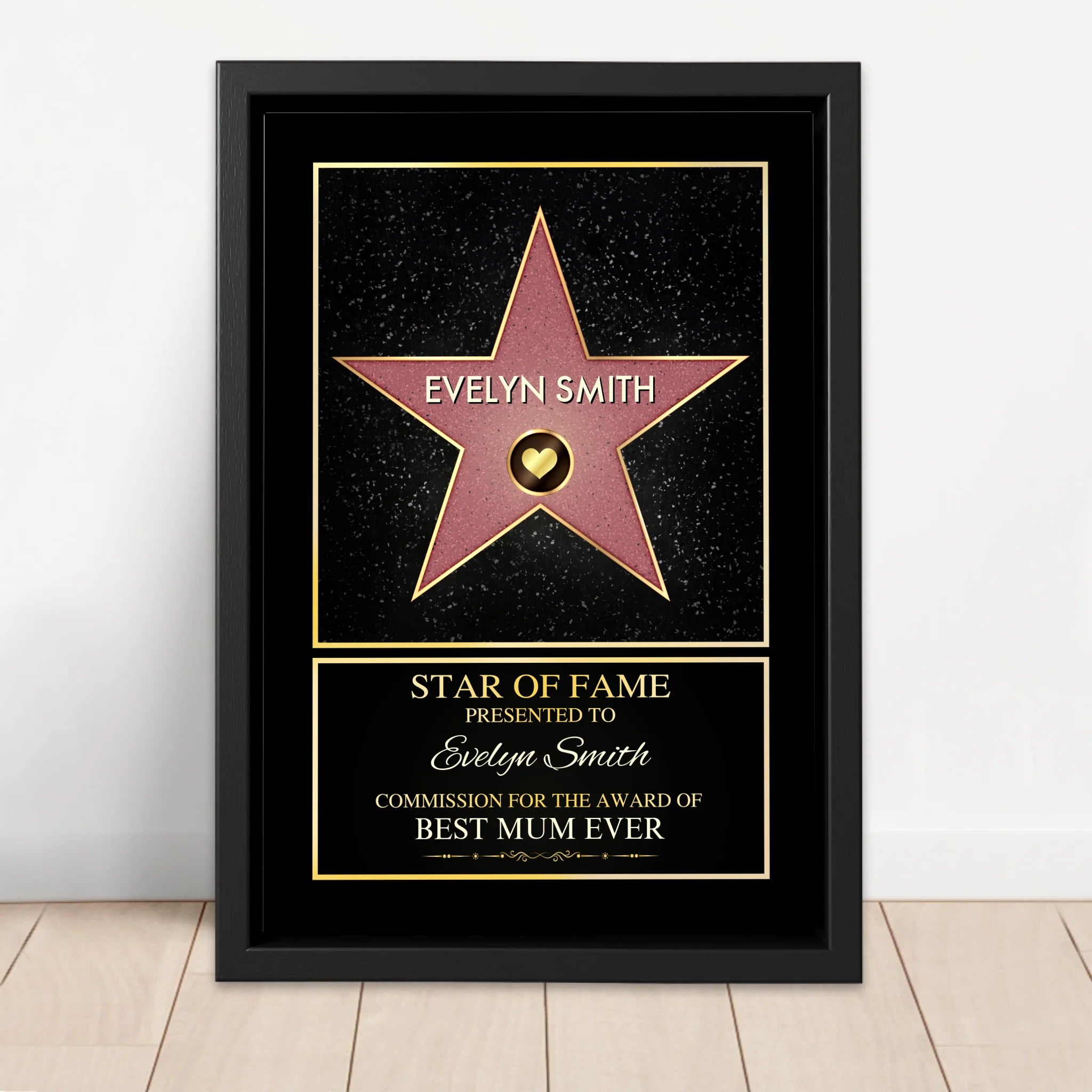 Personalised Canvas "Star of Fame"