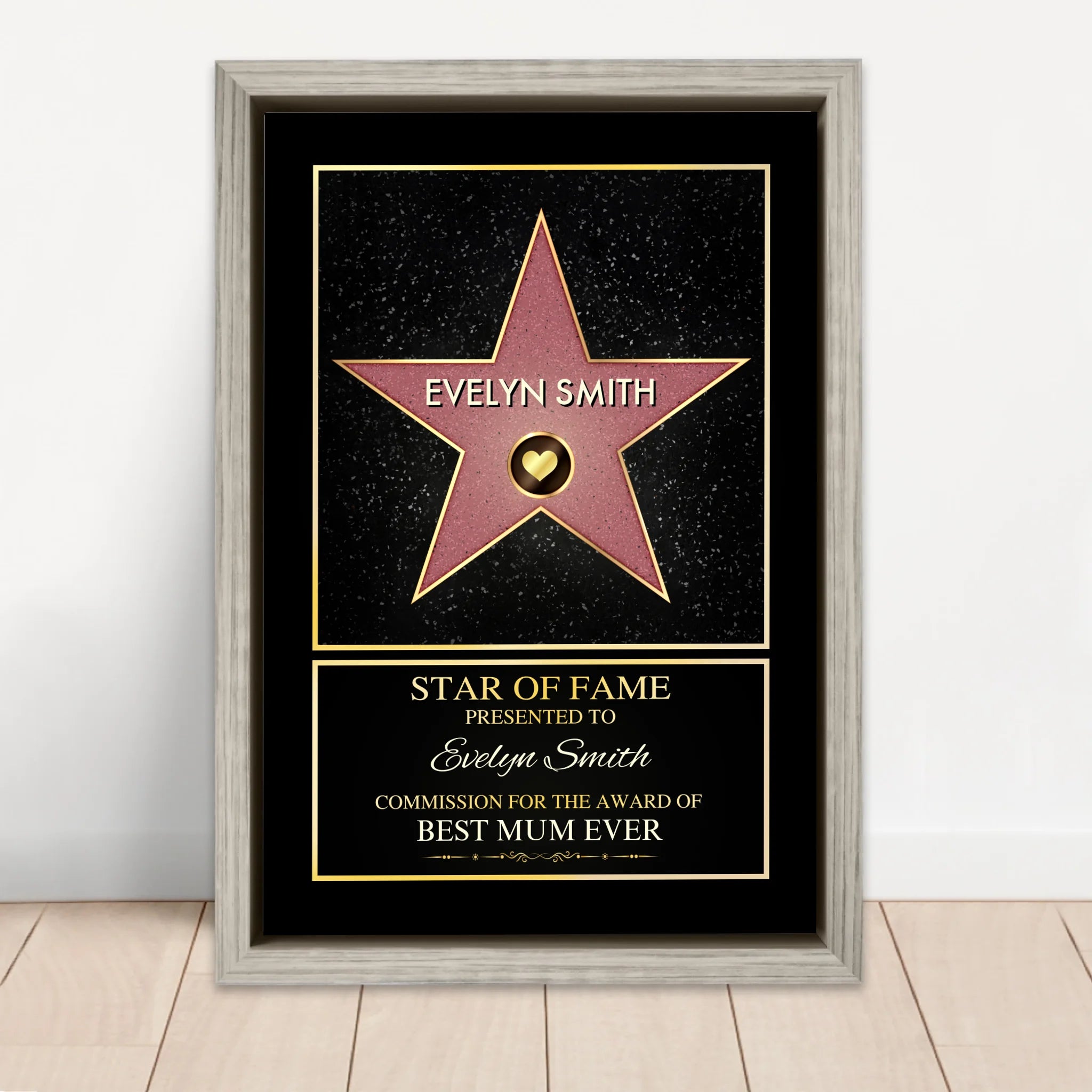 Personalised Canvas "Star of Fame"