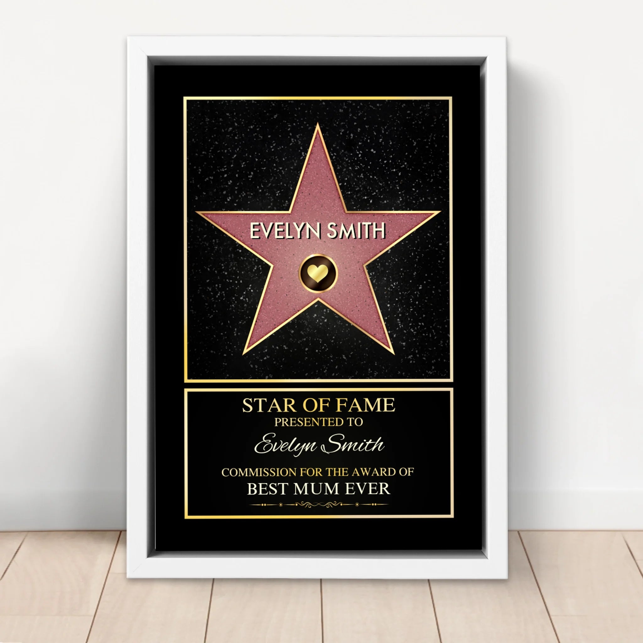 Personalised Canvas "Star of Fame"