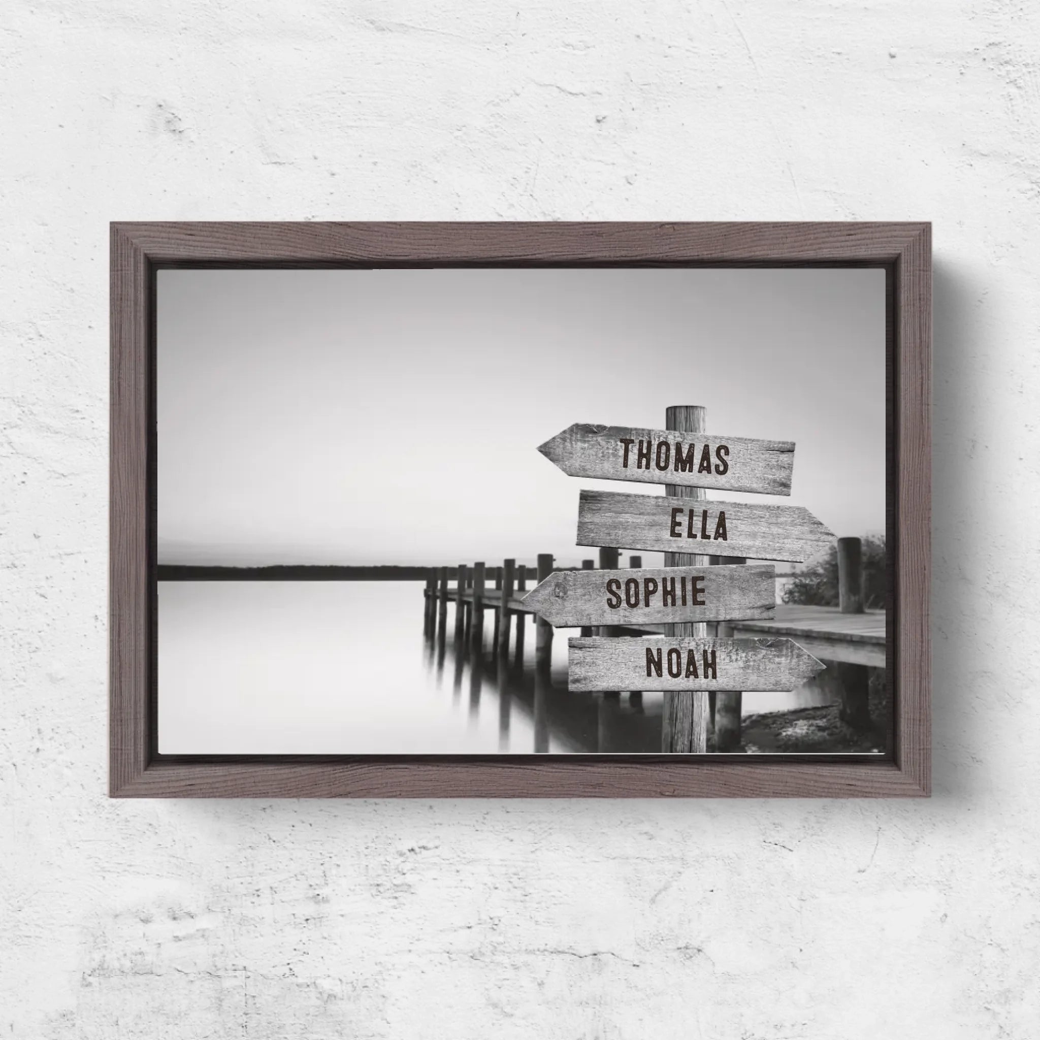 Horizontal Framd Canvas-Ovak